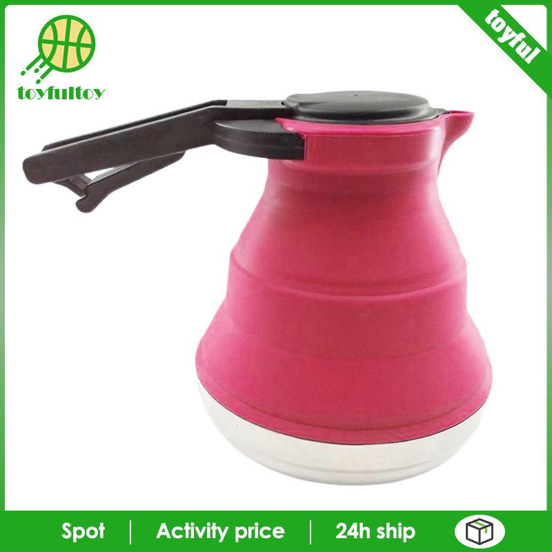 Ấm Đun Nước Bằng Silicone Có Thể Gấp Gọn Tiện Lợi Khi Đi Du Lịch