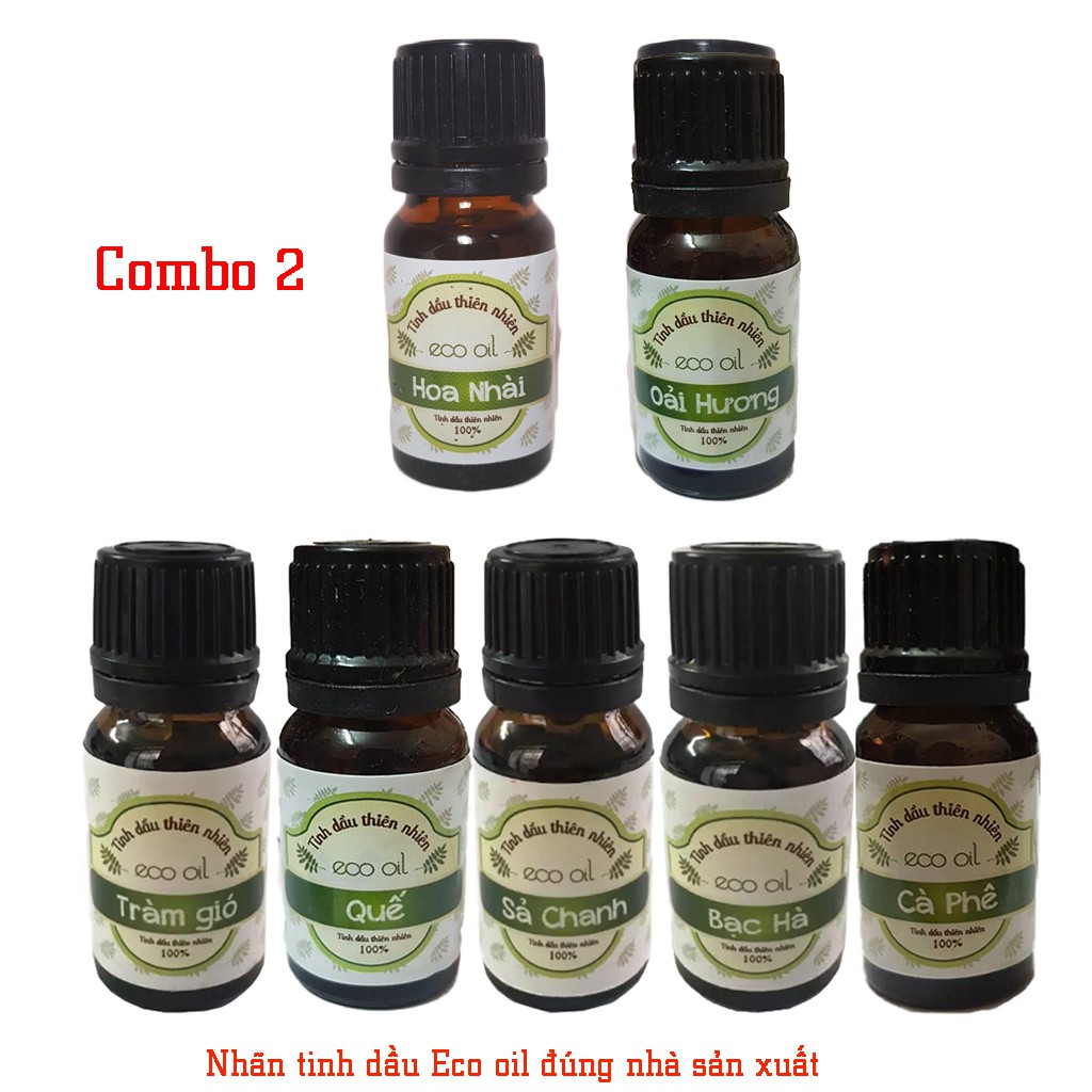 Bộ sưu tập tinh dầu 5ml -10ml Song An Eco