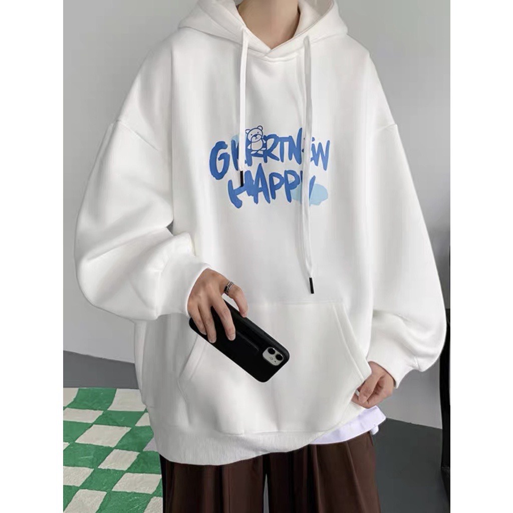 Áo hoodie Unisex chữ GKKRTNEW Chất Nỉ Bông Có Mũ 2 lớp Dài Tay Phong Cách Hót Nhất 2021 | BigBuy360 - bigbuy360.vn