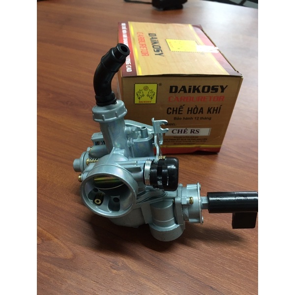 Bộ chế hòa khí DAIKOSY tiết kiệm nhiện liệu 75km/1 lít, bộ chế drem, wave, rs, bình xăng con dream,wave