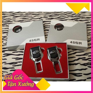 Bộ 2 chốt cắm đai an toàn có logo các hãng xe cao cấp