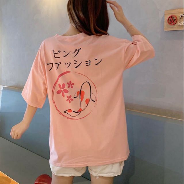 Áo thun tay lỡ Unisex Cá cảnh