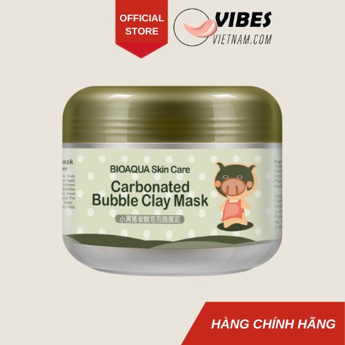 Mặt nạ sủi bọt thải độc bì heo bioaqua dưỡng da chống lão hóa - vibesvietnam