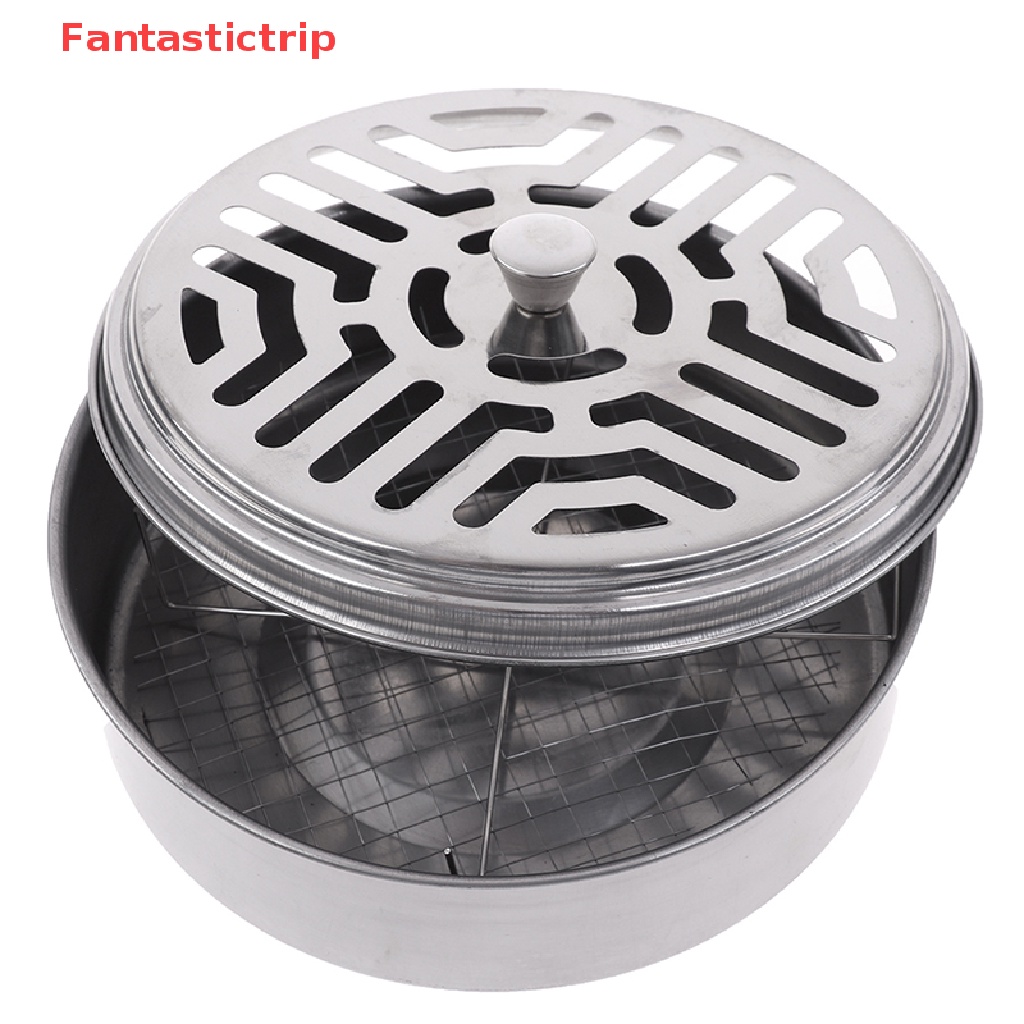 Hộp Đựng Nhang Muỗi Có Giá Đỡ Lưới Tiện Dụng Cho Cắm Trại / Sân Vườn