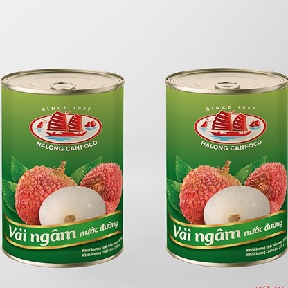 Vải thiều nước đường Việt Nam hộp 560g