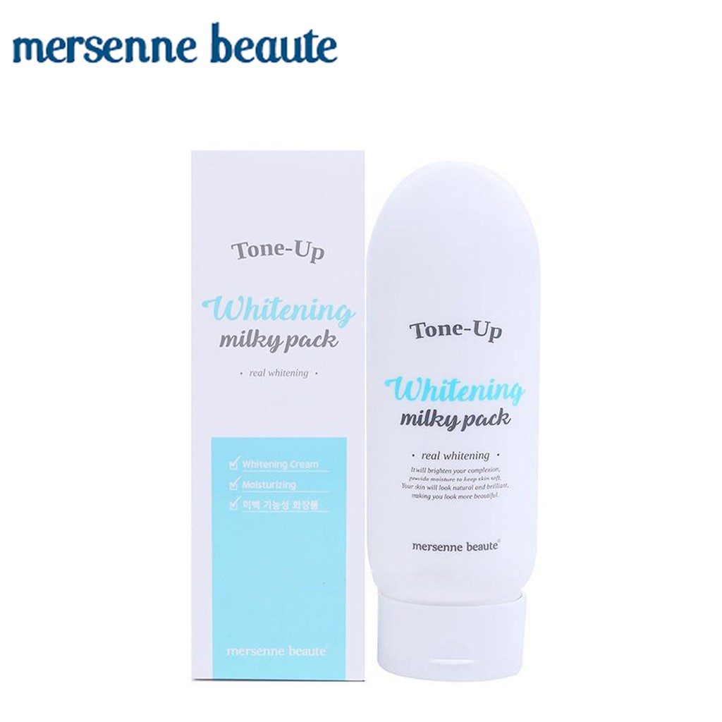 [ CHÍNH HÃNG  ] Kem Dưỡng Trắng Da BODY TONE UP WHITENING MILKY PACK MERSENNE BEAUTE 200ml | BigBuy360 - bigbuy360.vn