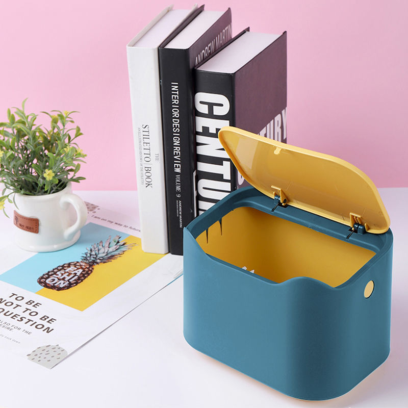 Thùng rác mini có vỏ bọc tiện dụng