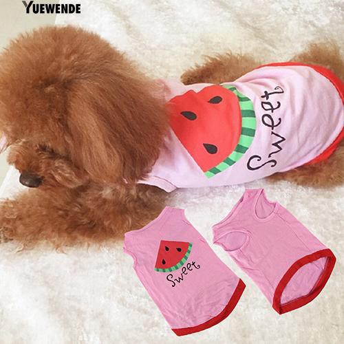 Áo thun cho chó mèo hình trái dưa hấu