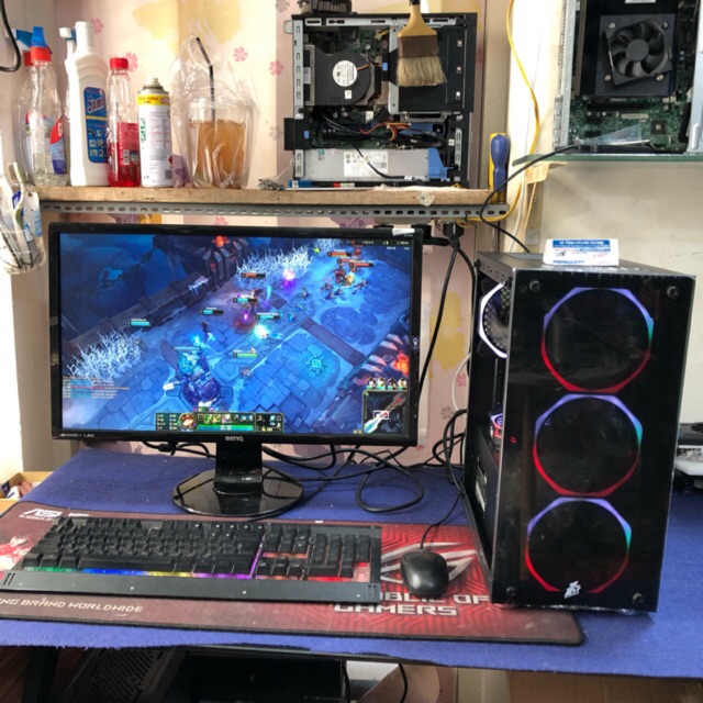 Máy tính chơi game LOL, FIFA, PUBG Mobi, ..., pc chơi game max setting LOL