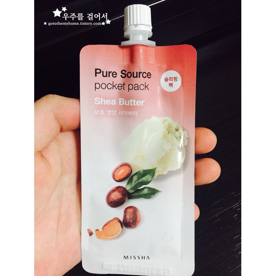 Mặt nạ dạng gói Missha Pure Source Pocket Pack 10ml 95