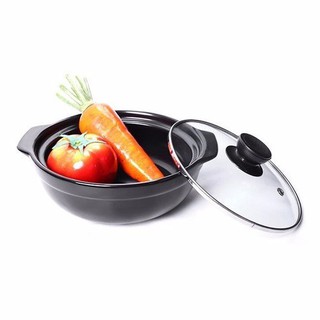 NỒI ĐẤT NẮP 6INCH KÍNH DUNG TÍCH 400ML