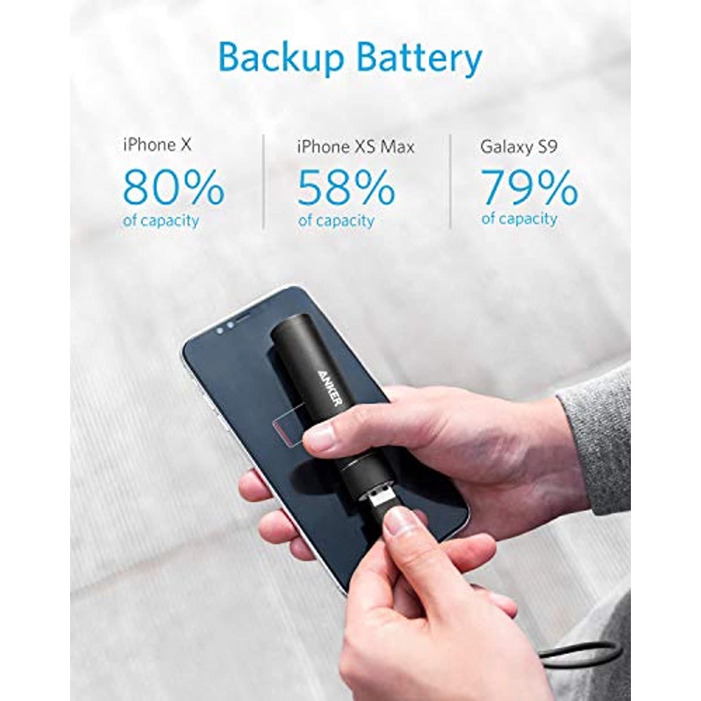 [ Hàng Chính Hãng ] Sạc Dự Phòng Mini Anker Powercore 5000mah Portable Power Bank - Siêu Nhỏ Gọn - Bảo Hành 12 Tháng