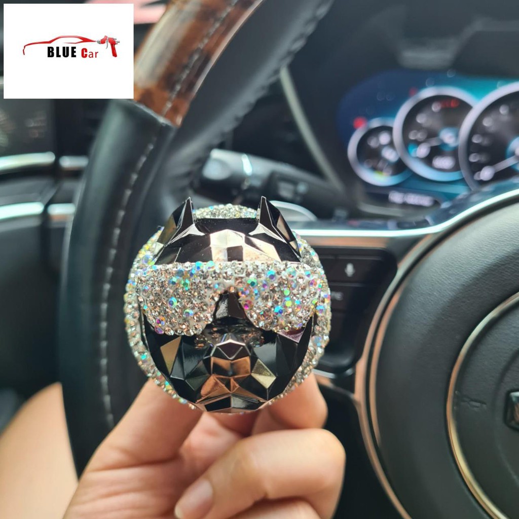 📌📌Sáp Thơm Nước Hoa khô cài cửa gió trang trí ô tô COOLDOG khử mùi ô tô hình đầu chó đính đá siêu ngầu