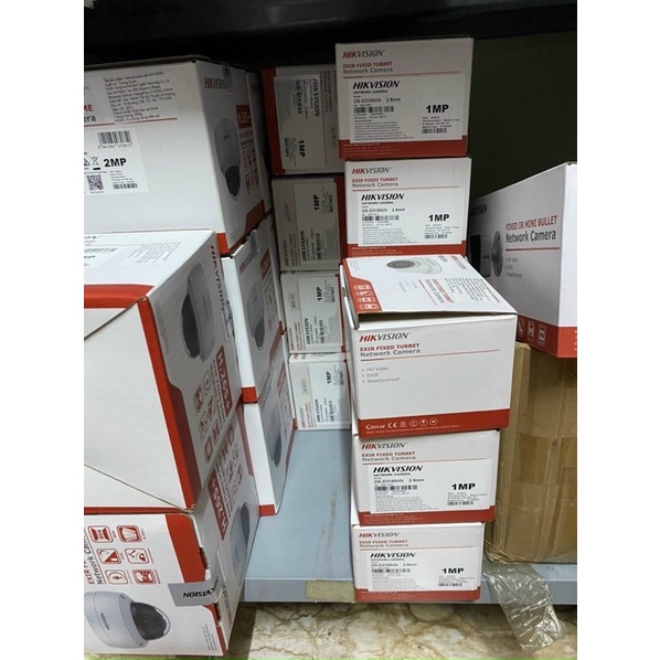 [SIÊU SALE]Camera POE IP hồng ngoại 1.0 Megapixel HIKVISION DS2CD1001I