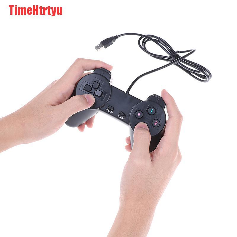 TimeHtrtyu PC USB 2.0 Gamepad Gaming Joystick Game Controller For Laptop Computer