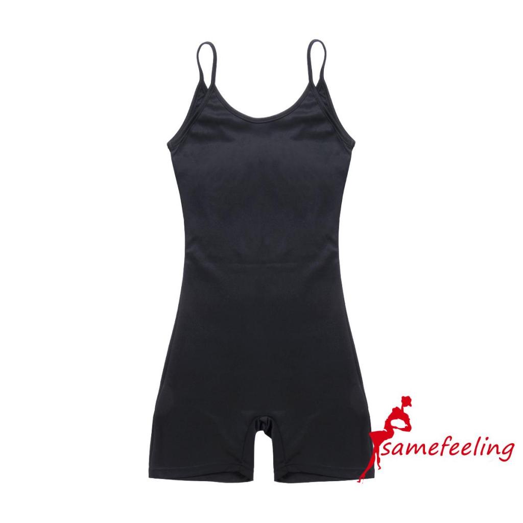 Sf Bộ Áo Liền Quần Hai Dây Màu Trơn Dáng Ôm Thời Trang Mùa Hè Cho Nữ