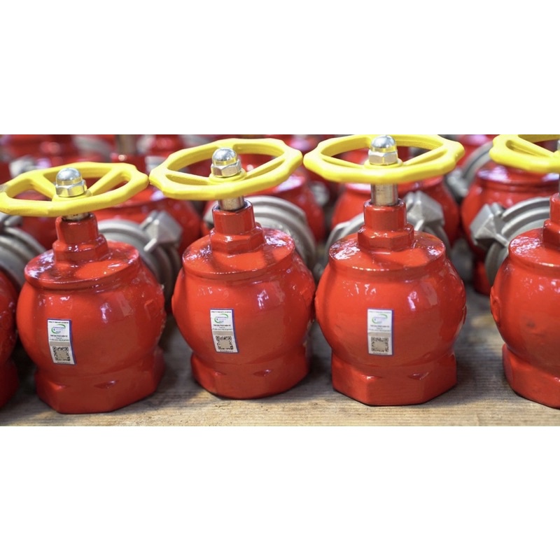 Van góc chữa cháy/ cứu hoả D50 ( kèm ren)