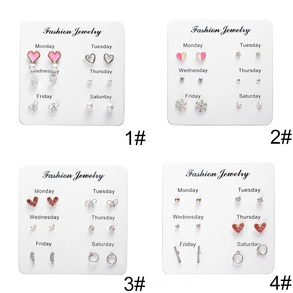 Set Đôi Khuyên Tai Thời Trang Dành Cho Nữ