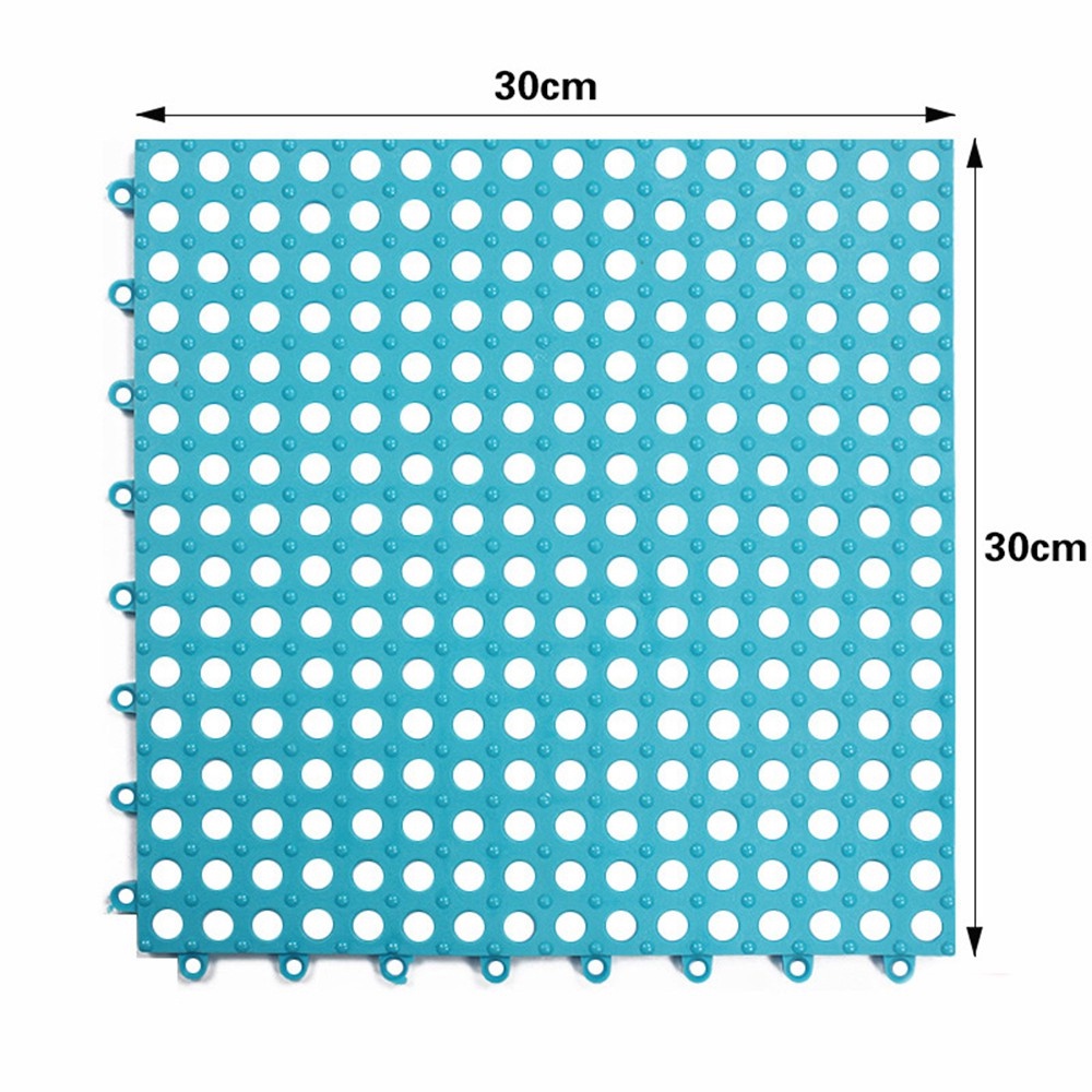 [Tổng Kho Sỉ] Tấm Lót Sàn Thảm Nhựa Ghép Decor KIỂU Ô Tròn T3 - 30X30Cm - Nhựa Dày Chống Trơn Trượt, Khô Thoáng Nhà Tắm