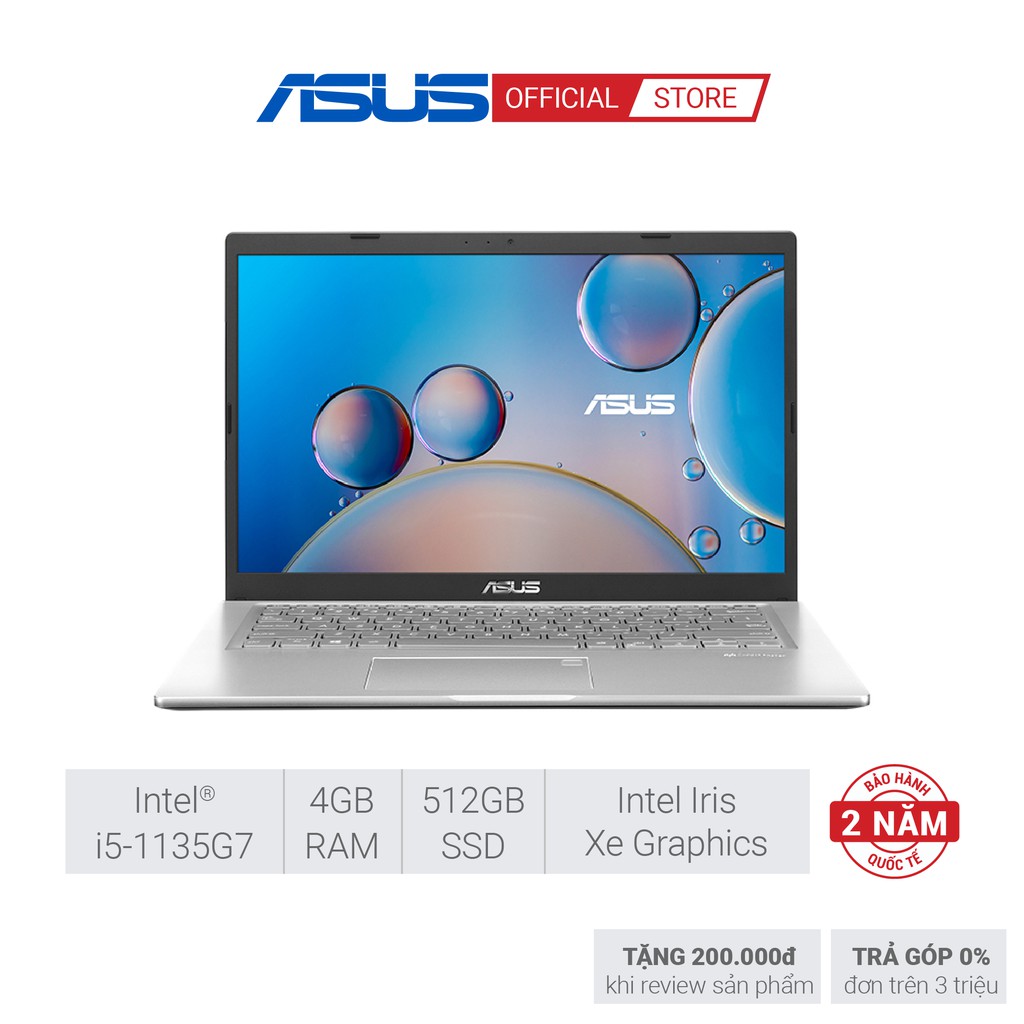 Laptop Asus Vivobook X415EA-EB640T (Core i5-1135G7/4GB RAM/512GB SSD/14.0-inch FHD/Win 10 | BigBuy360 - bigbuy360.vn