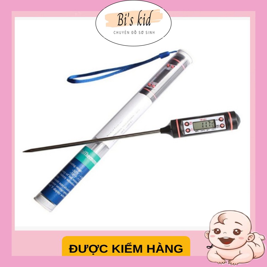 Que đo nhiệt độ sữa , que đo cảm ứng nhiệt độ nước, sữa hỗ trợ đắc lực cho mẹ