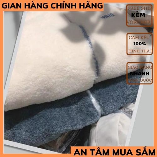 Áo lông nữ ,áo khoac lông uni thêu chữ ngực lông mềm mịn bao đẹp phong cách hàn quốc XƯỞNG MAY TIT COJ 2