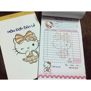 Set 20 đến 26 cuốn hoá đơn đẹp, mẫu ngẫu nhiên -Shop Binhan12018