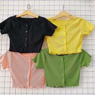 MONIKA TOP - CROPTOP CHẤT THUN GÂN MỀM MẠI FORM BASIC ĐƠN GIẢN