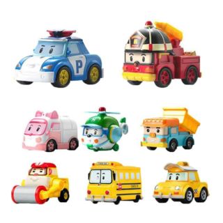 BỘ 8 XE TRỚN ROBOCAR POLI