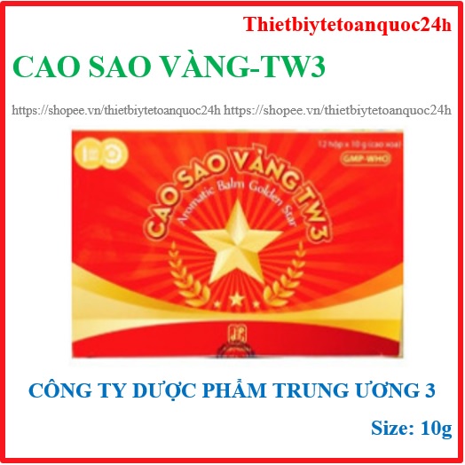 Cao sao vàng 10g-  sản phẩm Dược Phẩm Trung Ương 3