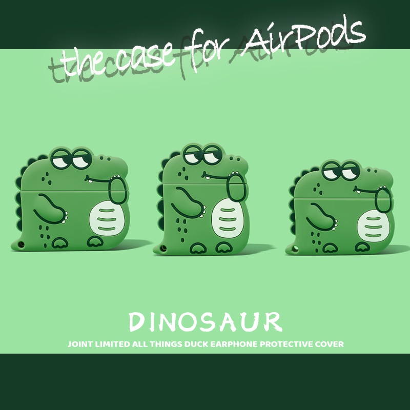 Vỏ Bảo Vệ Hộp Sạc Tai Nghe AirPods3 2021 3 Họa Tiết Cá Sấu Dễ Thương Xinh Xắn Ốp