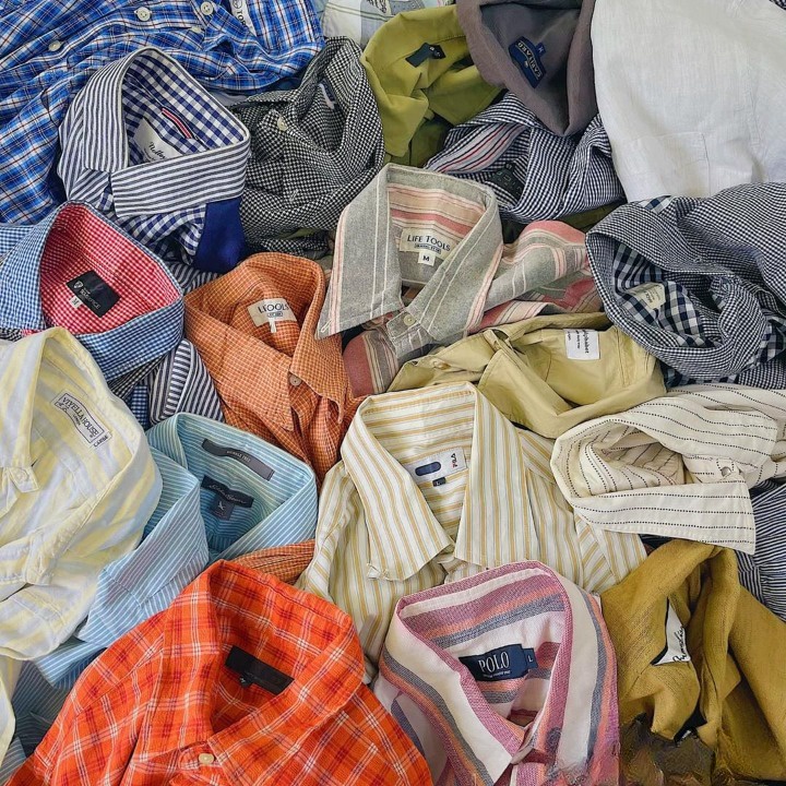 Áo Sơ Mi Nam Nữ 2Hand, Áo Sơ Mi Unisex Hàn Quốc Secondhand  Form Rộng Chất Vải Cao Cấp - Mẫu 1