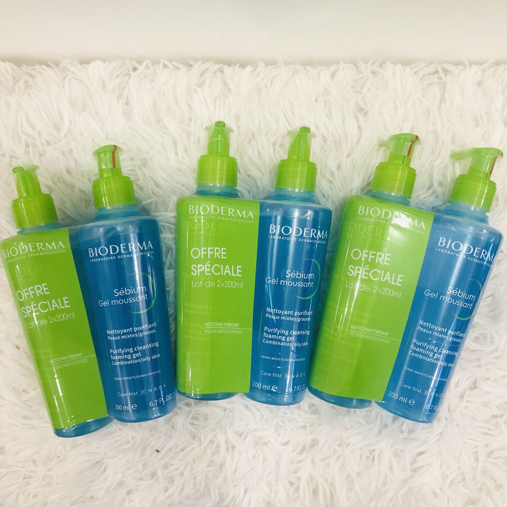 Gel rửa mặt Bioderma Sébium Gel Moussant - Thành phần dịu nhẹ không gây kích ứng da