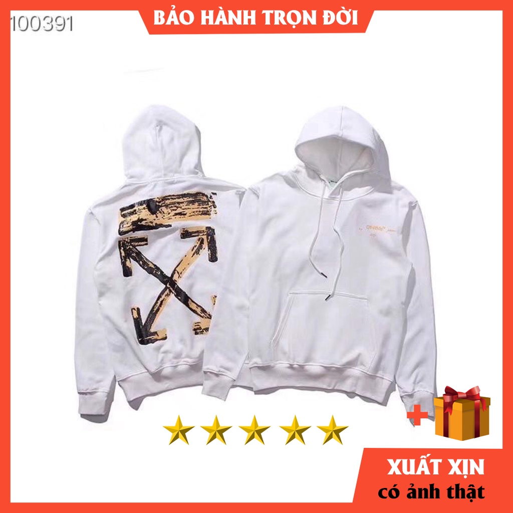 Áo khoác hoodie Off White Cao Cấp, Siêu Đẹp hàng xịn BẢO HÀNH TRỌN ĐỜI