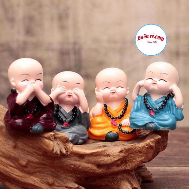 Bộ 4 Tượng Phong Thủy- Bộ tượng 4 chú tiểu br 00595