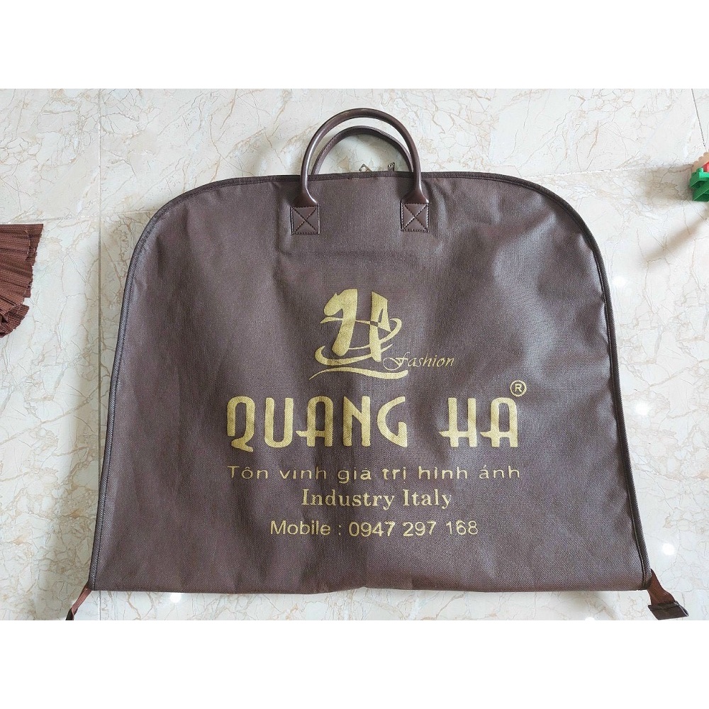 Túi đựng vest quai da, vải không dệt kích thước 60 x 100 cm - bền, đẹp, chất lượng tốt