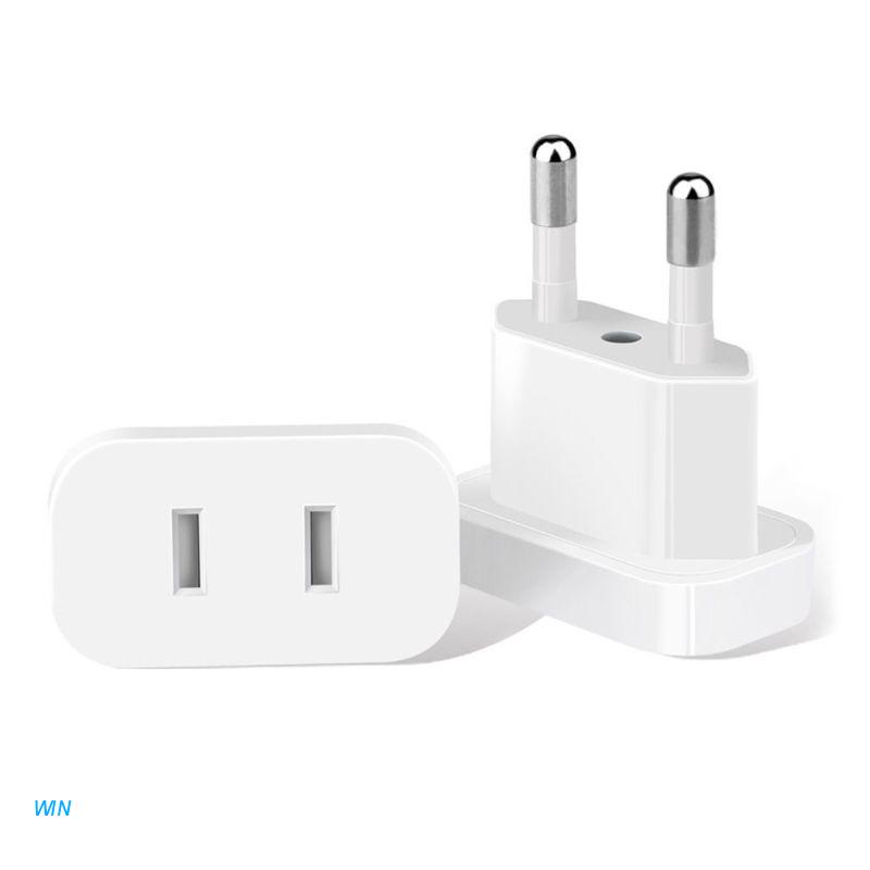 Phích cắm chuyển đổi từ US sang EU 4MM