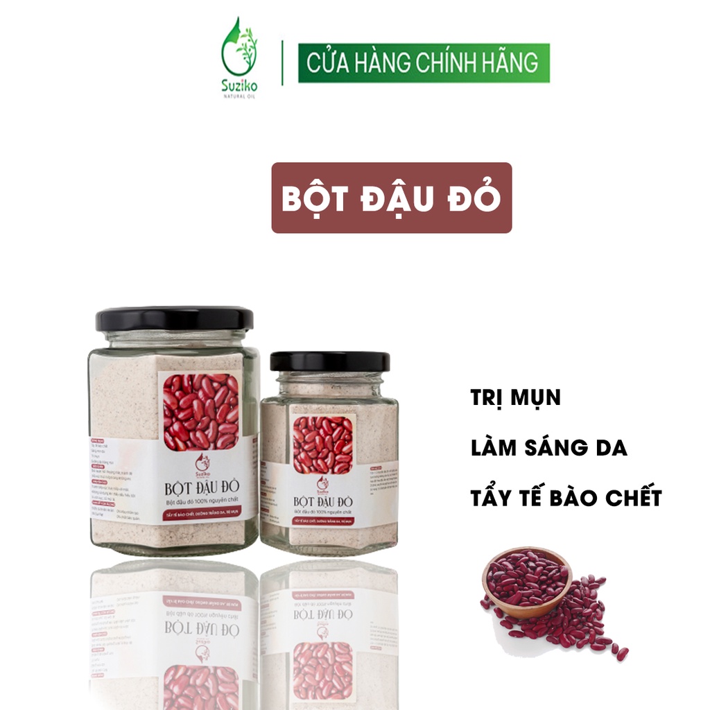 Bột cám gạo đắp mặt nạ hữu cơ SUZIKO nguyên chất 140G | 100% Organic