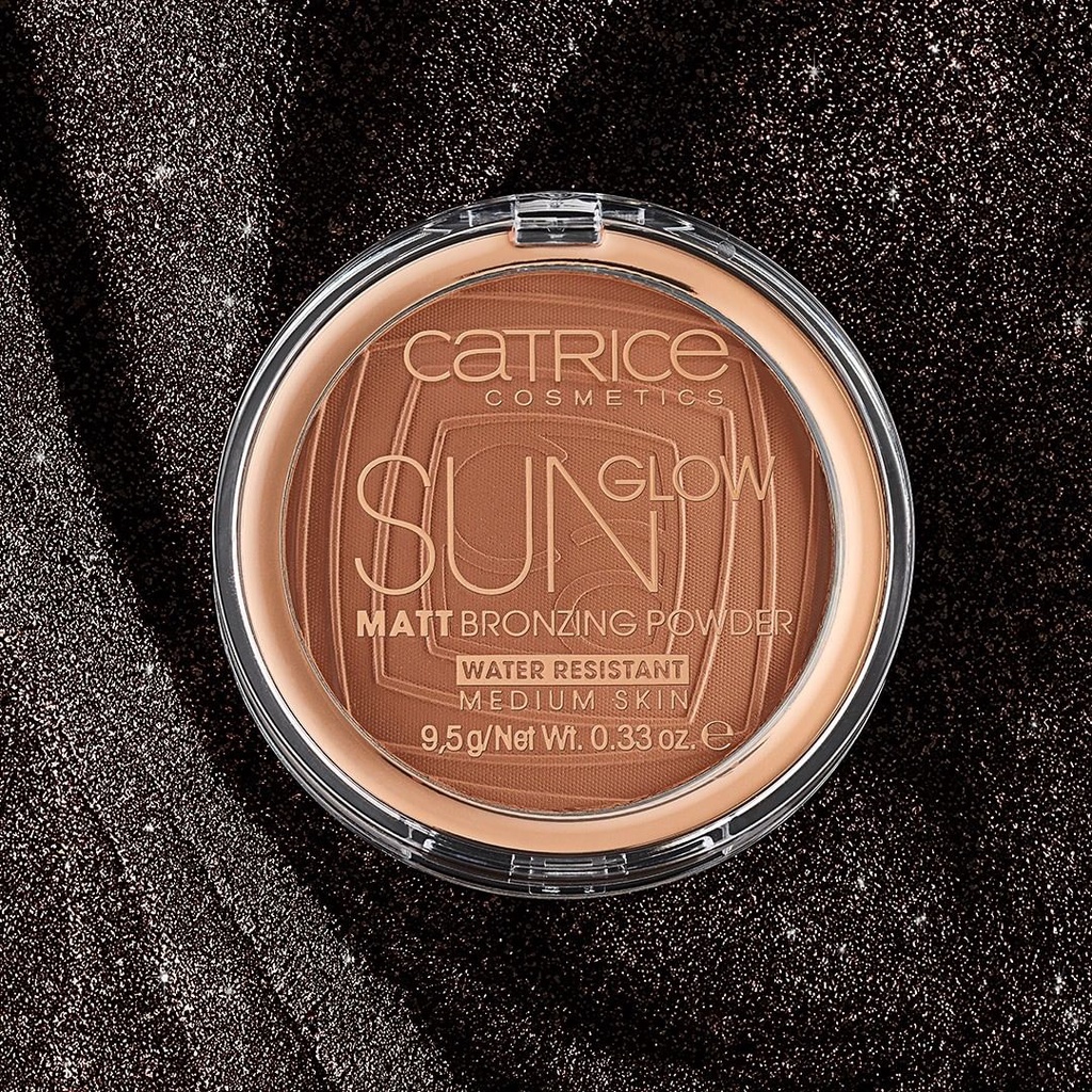 Phấn Tạo Khối Catrice Tự Nhiên Bám Màu Tốt Sun Glow Matt Bronzing Powder 9.5g - Khongcoson