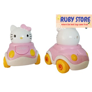 [Đồ chơi chạy trớn] XE Ô TÔ MÈO HELLO KITTY SIÊU CUTE