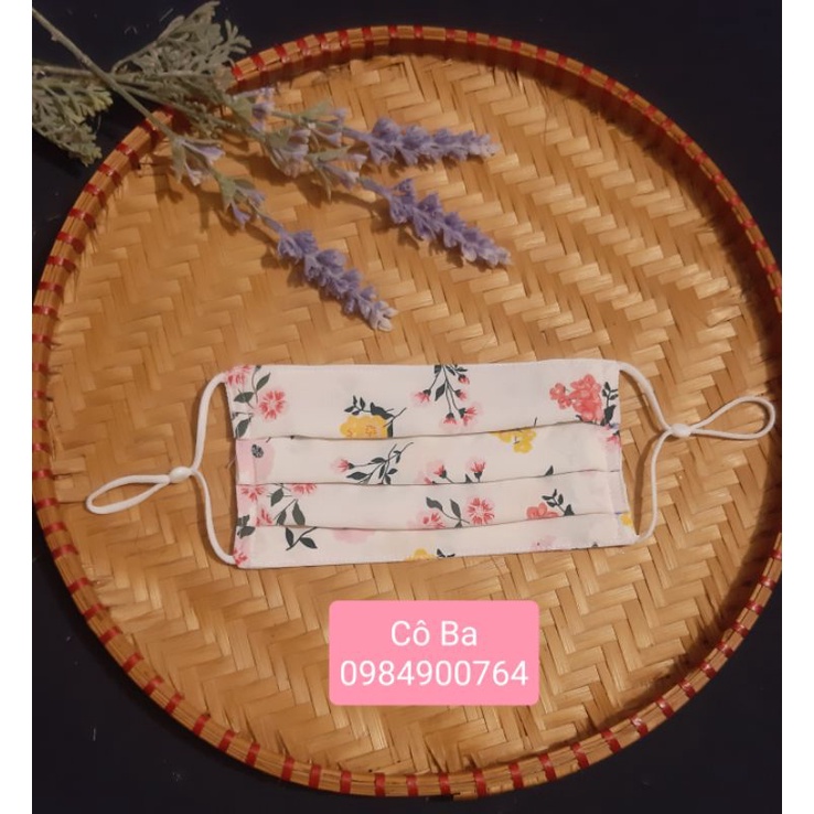 Set khẩu trang lụa cao cấp