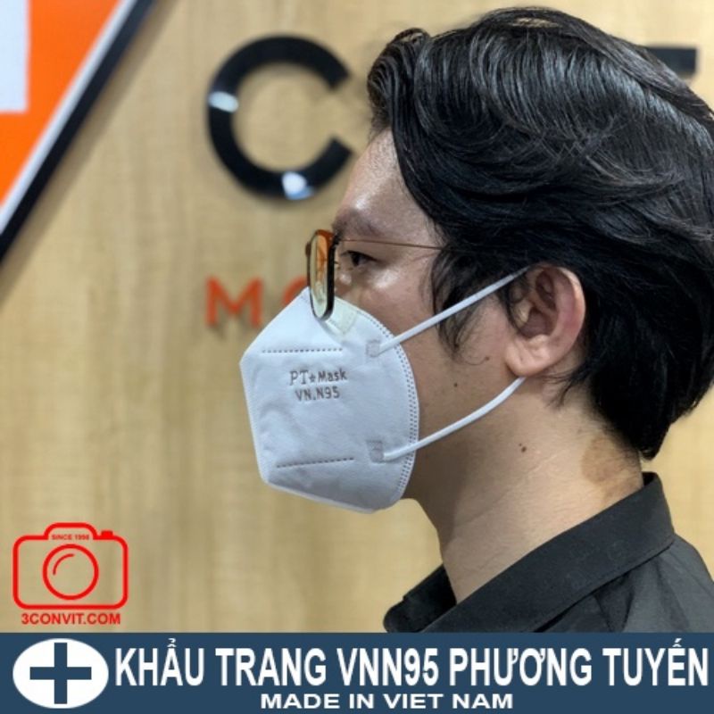 Thùng 500 chiêc 50 hộp khẩu trang VNN95 PT Mask 4 lớp