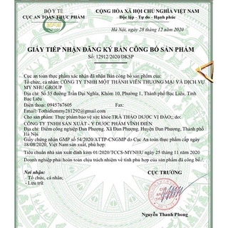 trà đào giảm cân đông anh