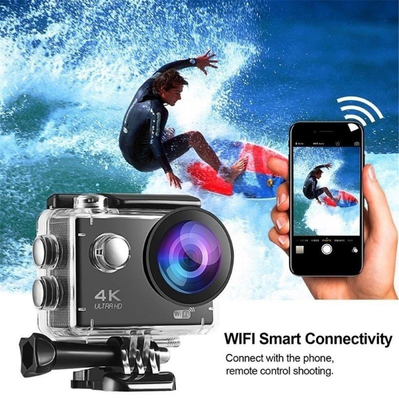 Camera Thể Thao Xe ĐạP Go pro 4k 1080p Hd, ChốNg NướC