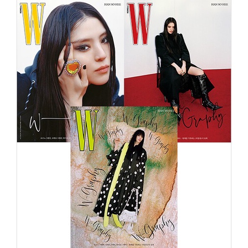 Hàng có sẵn W KOREA2022.4  - Major Articles: Han So-hee Kang Daniel