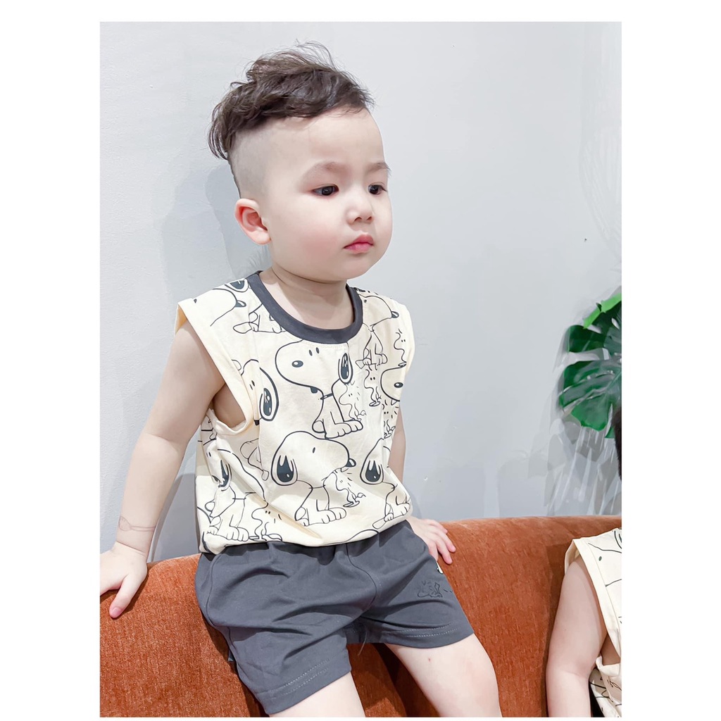 Bộ chó snoop sát nách cho bé