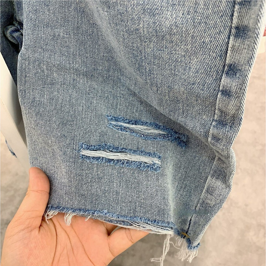 Quần ngố bò 🔺FREESHIP🔺 Quần Short Jean Ngố M O N Unisex [quần ngố bò nữ ]