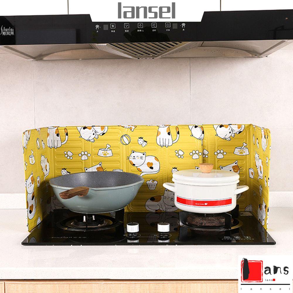 Tấm chắn bảo vệ chống bắn dầu lá nhôm thiết kế nhỏ gọn dành cho nhà bếp