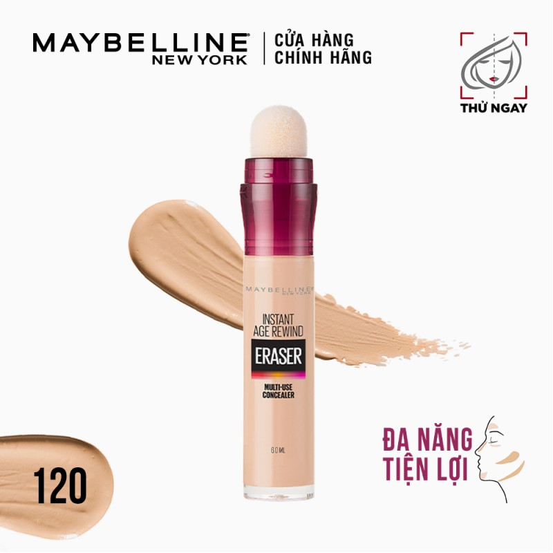 [Bộ trang điểm] Kem lót mịn da Baby Skin Primer 22ml  + Bút cushion Instant Age Rewind 6ml Maybelline New York | BigBuy360 - bigbuy360.vn