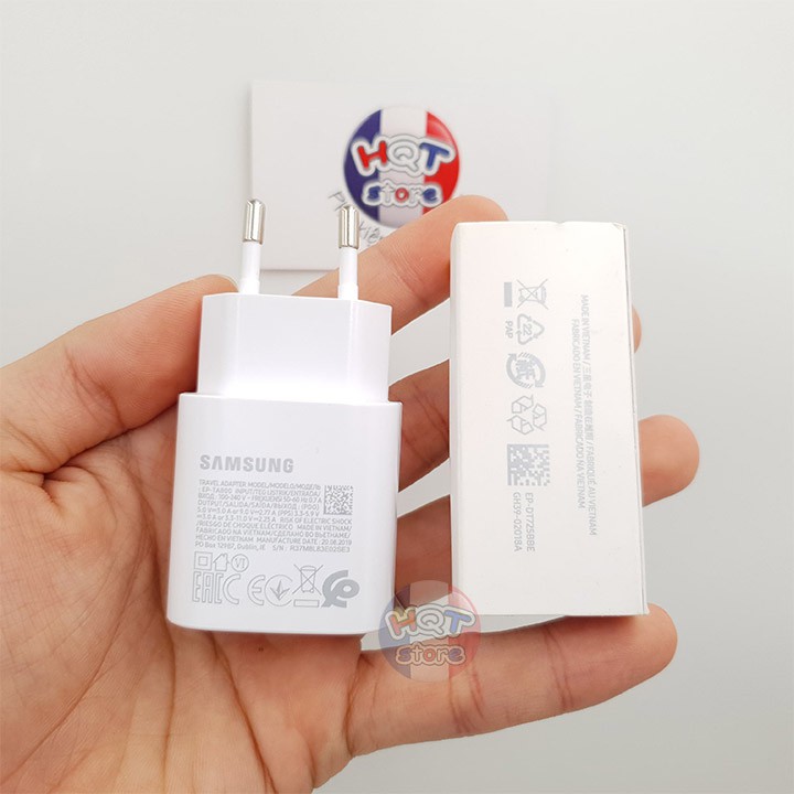 Bộ sạc nhanh 25W Fast Charging cho Samsung Note 10 Plus / Note 10 / S10 5G chính hãng